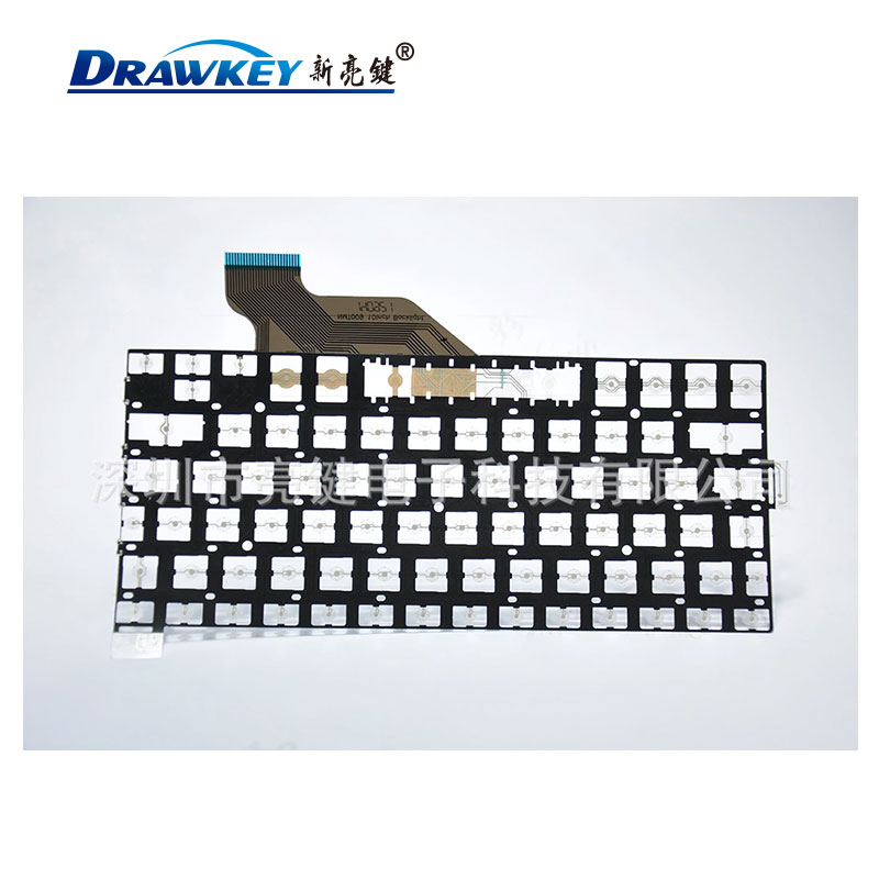 货真价实笔记本键盘导电膜,粘硅胶键盘感应片,数字键盘导电膜